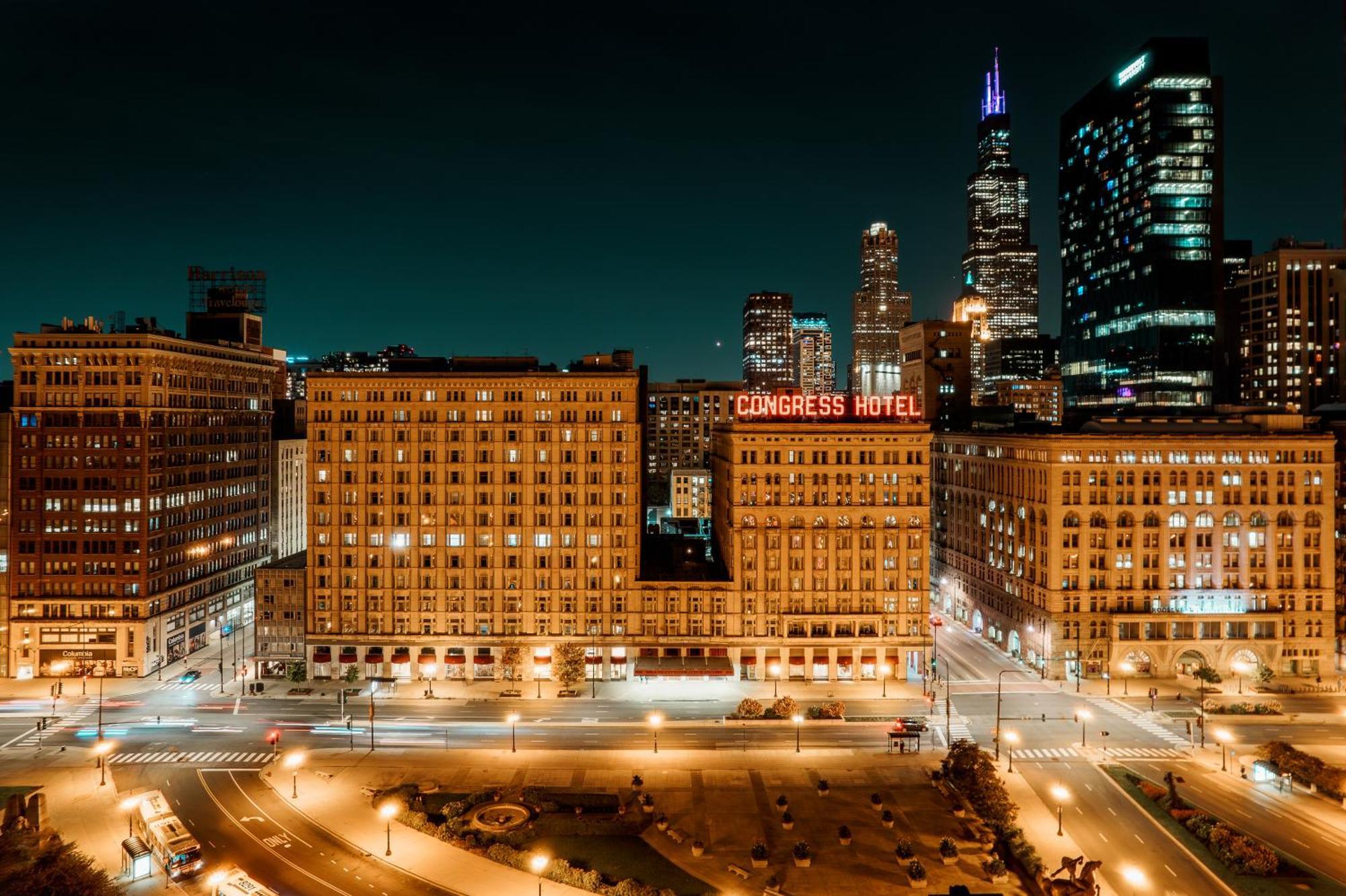 Congress Plaza Hotel Chicago Exterior foto