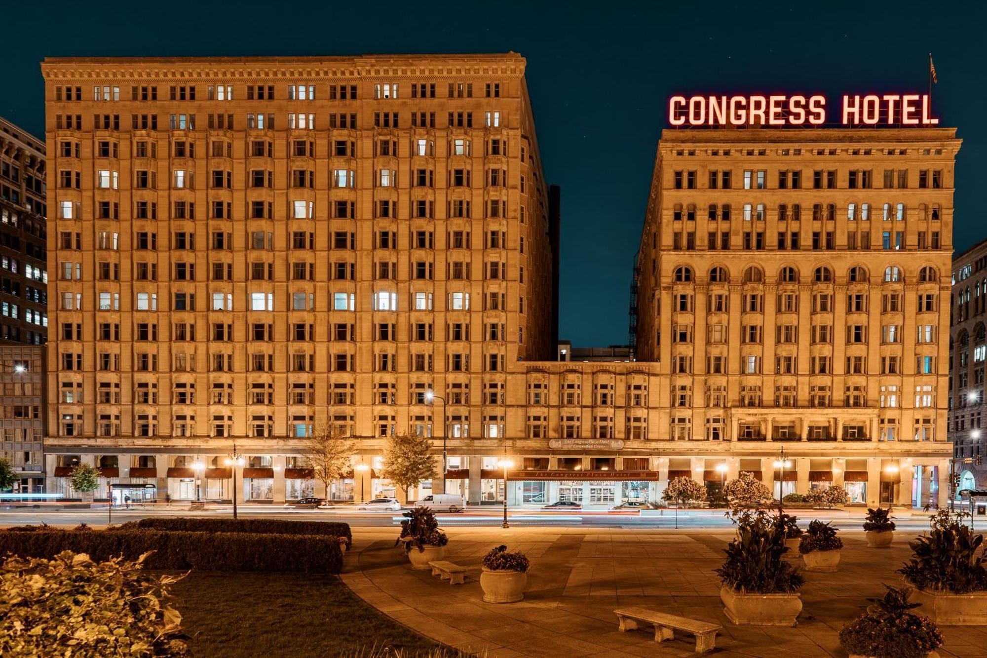 Congress Plaza Hotel Chicago Exterior foto